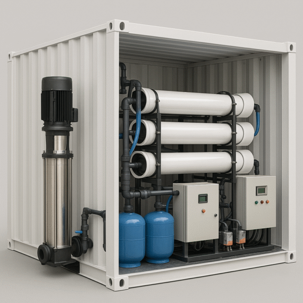 40FT Containerized RO System for Industrial and Export Water Treatment Projects - Image 2