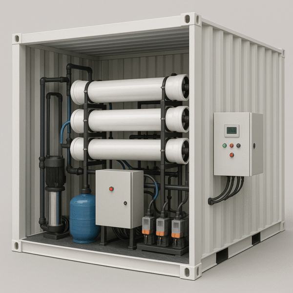 40FT Containerized RO System for Industrial and Export Water Treatment Projects