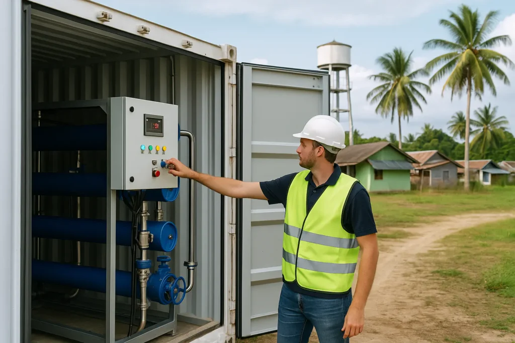 Containerized RO System for Island
