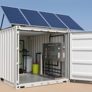Solar-Powered Containerized Seawater Desalination System for Middle East Off-Grid Applications