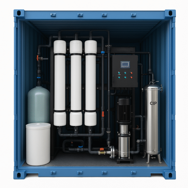 20FT Containerized RO System for Compact and Mobile Water Treatment