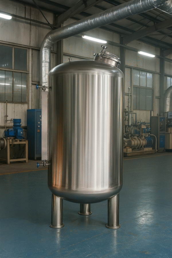 Industrial Customized 1000L Stainless Steel Water Storage Tank Pressure vessel