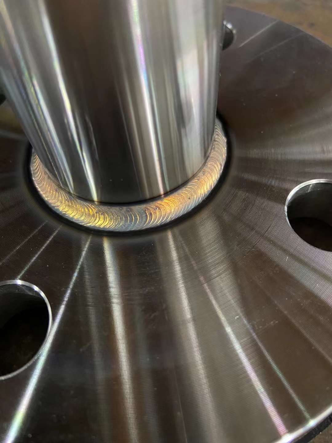 food grade membrane housing orbital TIG weld on 316L
