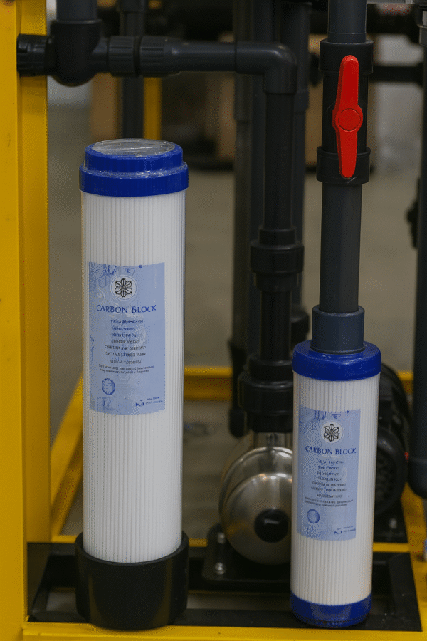 5 Micron 20" x 4.5" CTO Carbon Filter element