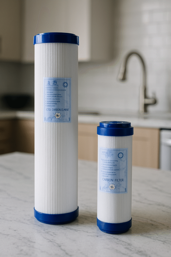 5 Micron 20" x 4.5" CTO Carbon Filter element — изображение 4