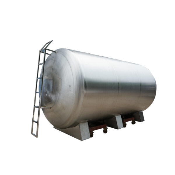 STARK 10T Horizontal Stainless Steel Water Tank Stainless Steel storage tanks With ladder SS304 SS316L Stainless Steel - Image 2