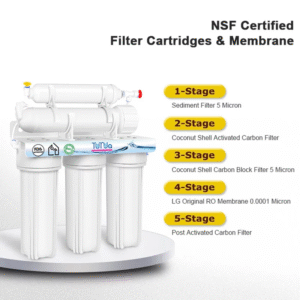 75GPD Alkaline Reverse Osmosis Household Water Purifier 5 stage water filter purifier