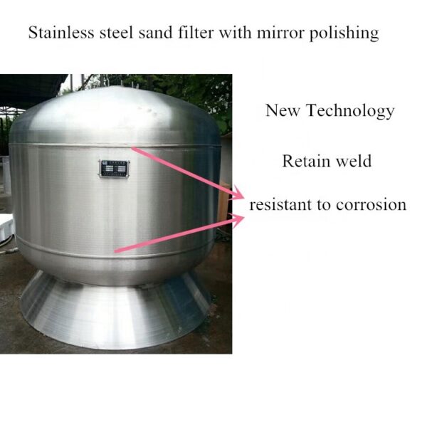 STARK Stainless Steel Swimming Pool Filter Water Filter System - 画像 (2)