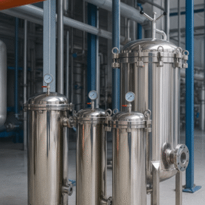 Cartridge Filter Water Casing Flange Type Quick Fitting PP Sediment Water Filter Ss 316 Cartridge Filter Housing With Legs