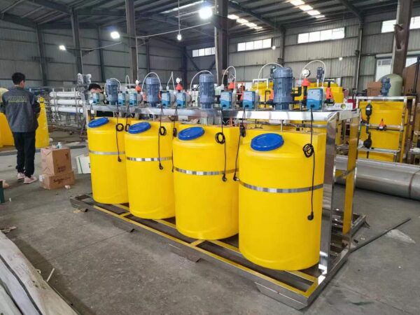 Brackish ro water system mixing dosing machine chemical feed system Chemical dosing system
