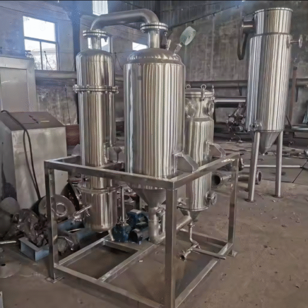 100L single effect evaporator/electric heating evaporator pervaporation machine for waste gas treatment