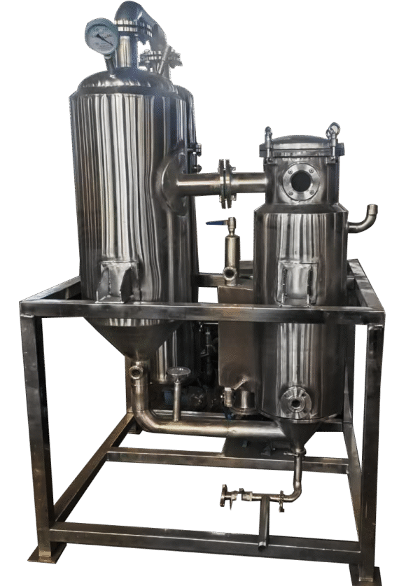 100L single effect evaporator/electric heating evaporator pervaporation machine for waste gas treatment - Image 2
