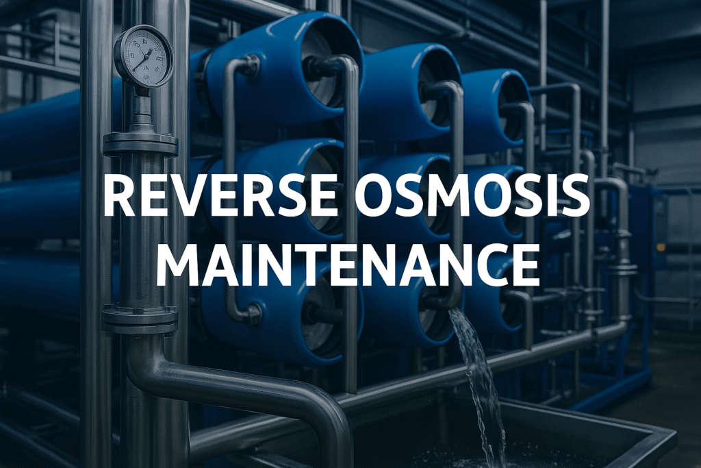 reverse osmosis equipment maintenance
