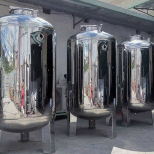 5000L Customized Heat Insulation Materials Stainless Steel Water Storage Tank  Double Jacket Water Tank