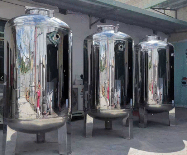5000L Customized Heat Insulation Materials Stainless Steel Water Storage Tank  Double Jacket Water Tank