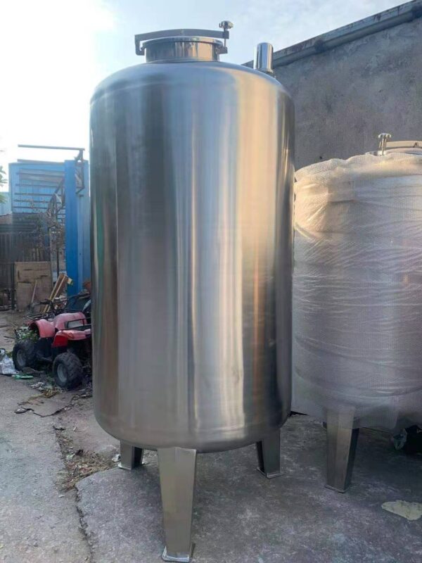 STARK Industry 1T Sterile Conical Head Stainless Steel aseptic water storage tank Food Grade 304 316L Material