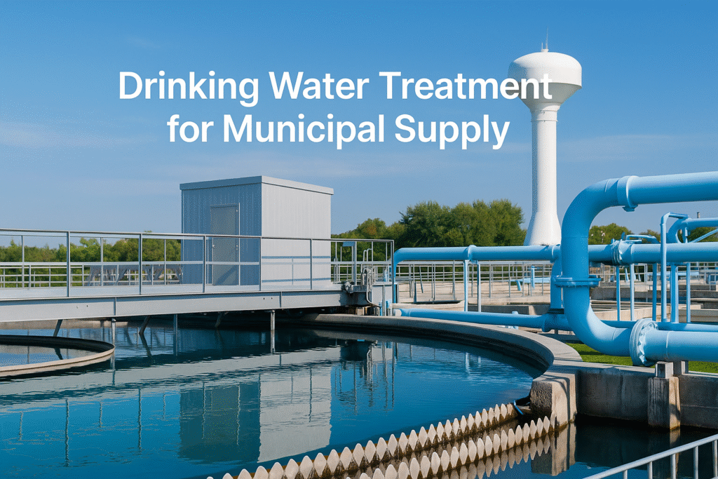 Drinking Water Treatment for Municipal Supply 1 Drinking Water Treatment for Municipal Supply