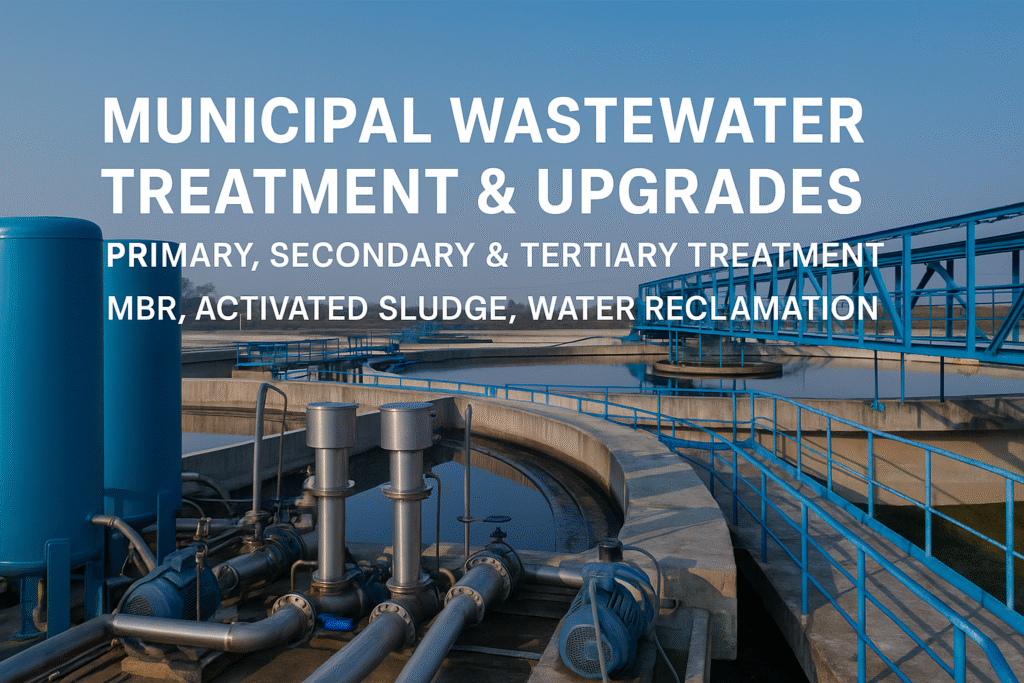 Municipal Wastewater Treatment & Upgrades