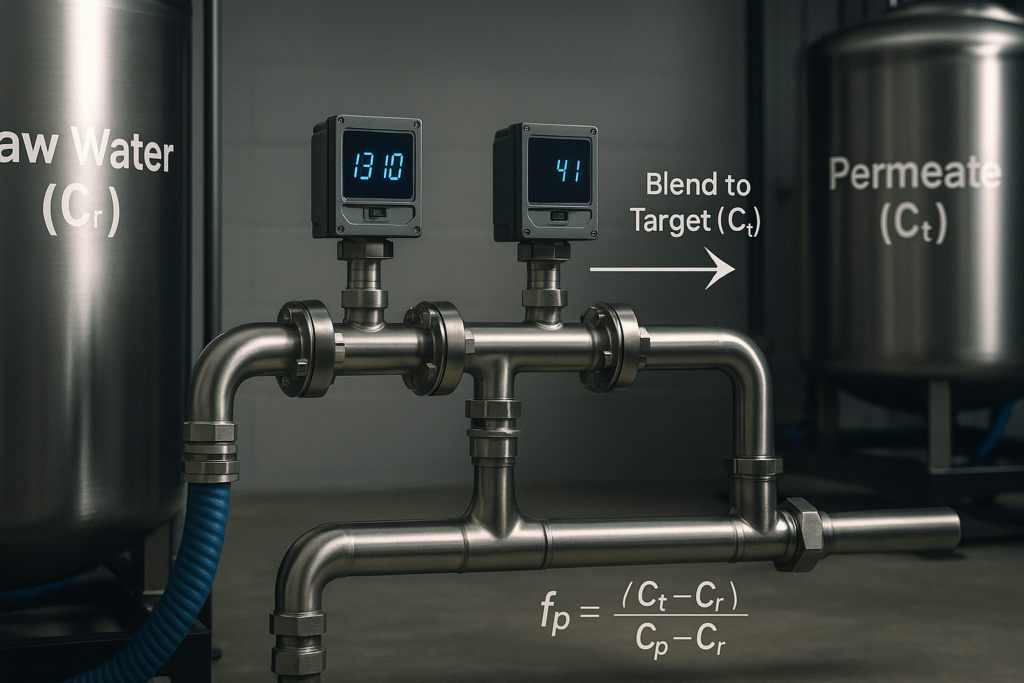 permeate blending calculator