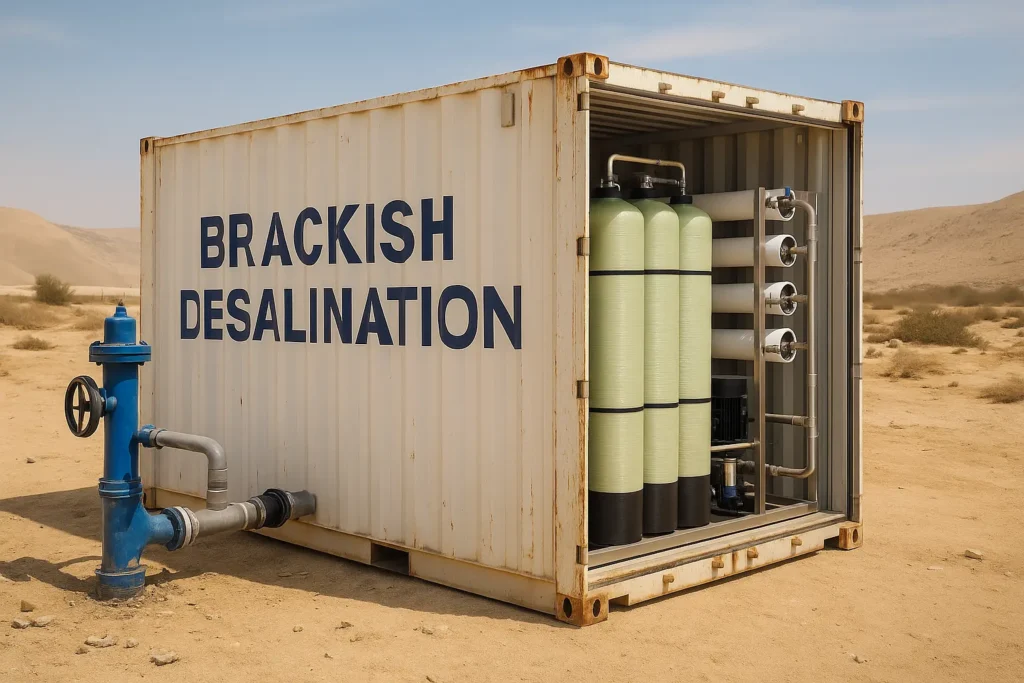 pretreatment for brackish desalination — guard filters and antiscalant dosing