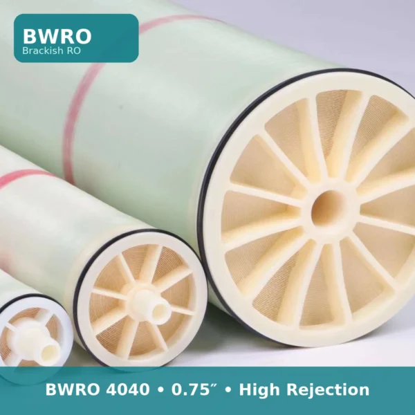 bwro 4040 ro membrane end cap 0.75 inch permeate tube