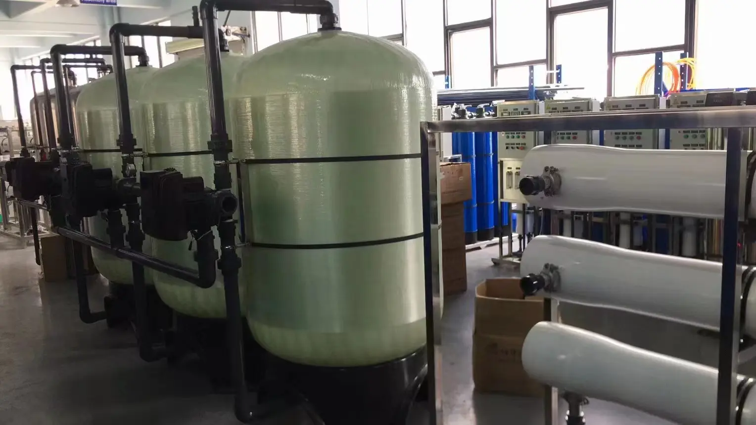 Middle-size RO System Cases (1–10 m³/h) 3 9000 LPH RO system case Malaysia