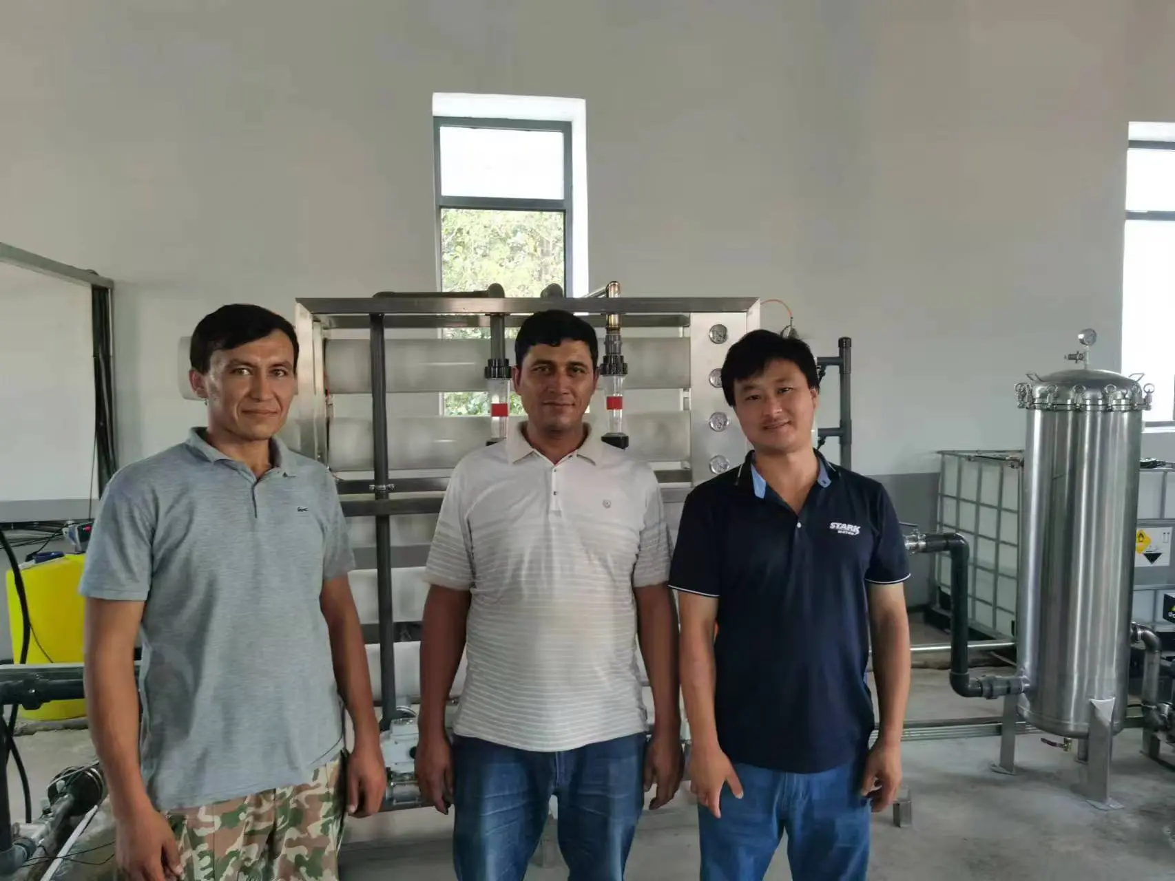 High-pressure pump area — mechanical alignment and safety checks