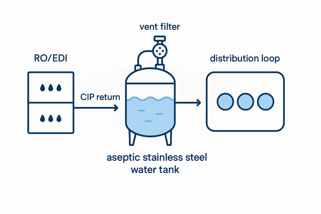 Aseptic Stainless Steel Water Tank: Applications & Operations Playbook 1 aseptic stainless steel water tank11