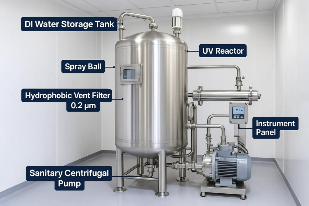 deionized water storage tank1