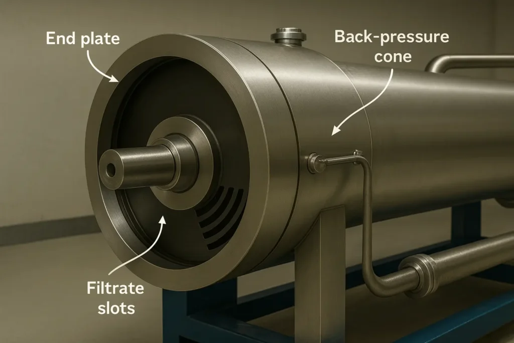 dewatering screw press working principle3