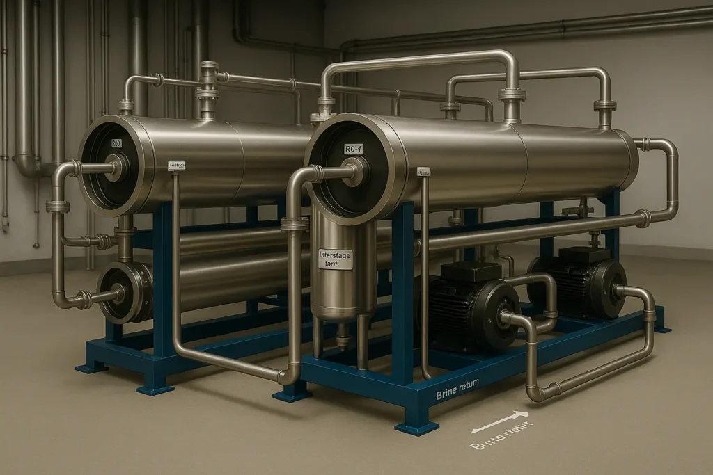 Double Pass Reverse Osmosis System: Construction, Design Features & Use Cases 4 double pass reverse osmosis system4