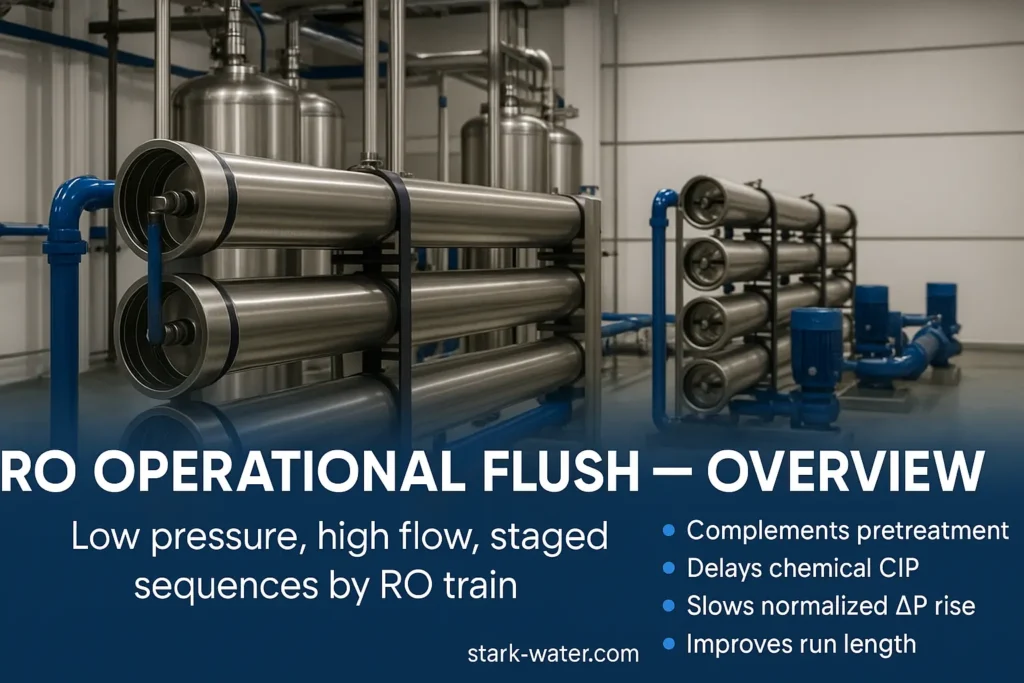 RO operational flush