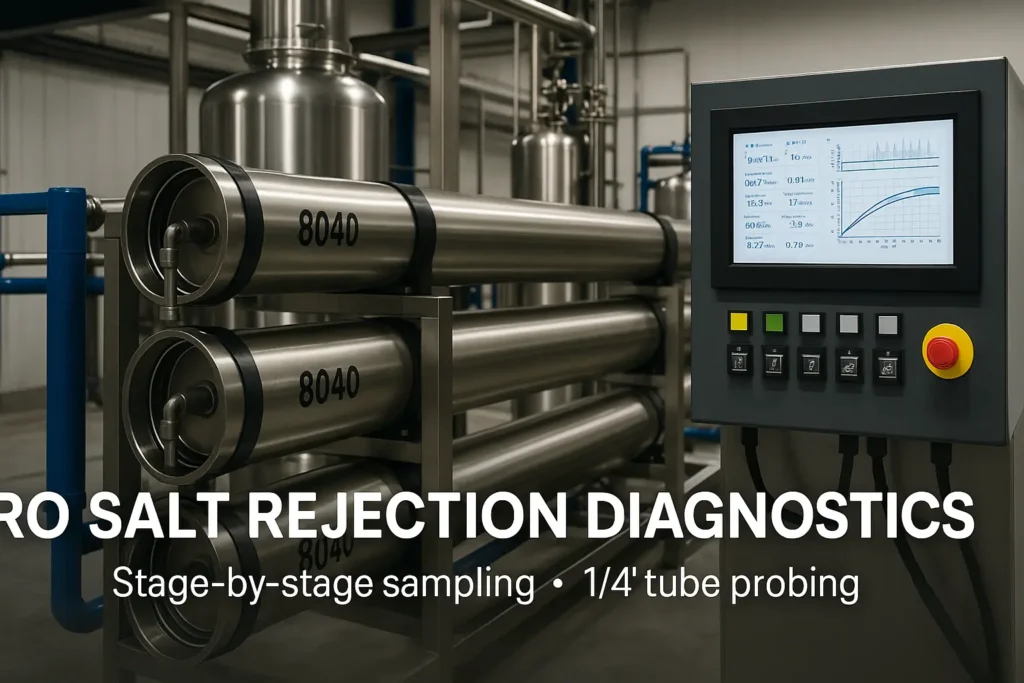 RO salt rejection decline