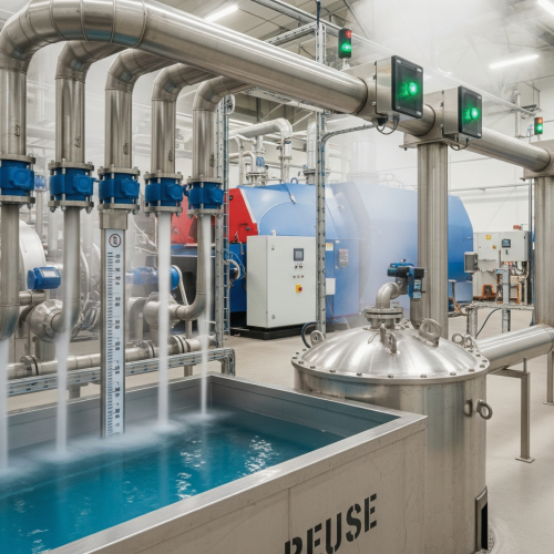 Recuperação e reutilização de condensados